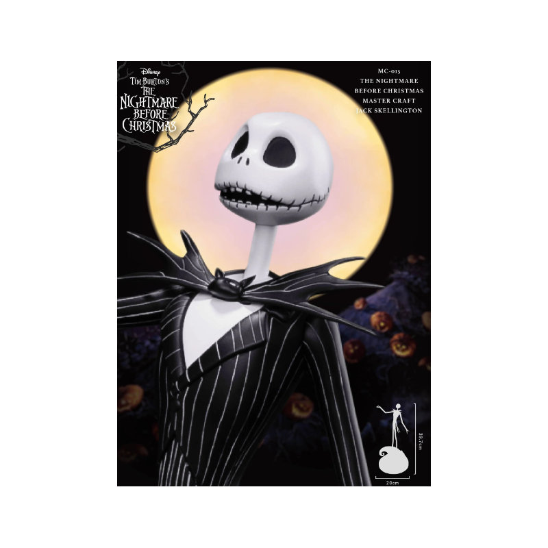Statue de plateau de table Jack Skellington «The Nightmare Avant Noël»