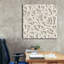  «Endless Circles Front Linen» par Wild Apple Portfolio, art mural sur toile, 37 po x 37 po-885172663