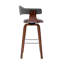 Fish 72cm Swivel Fabric Mid-Century Bar Stool-20031136
