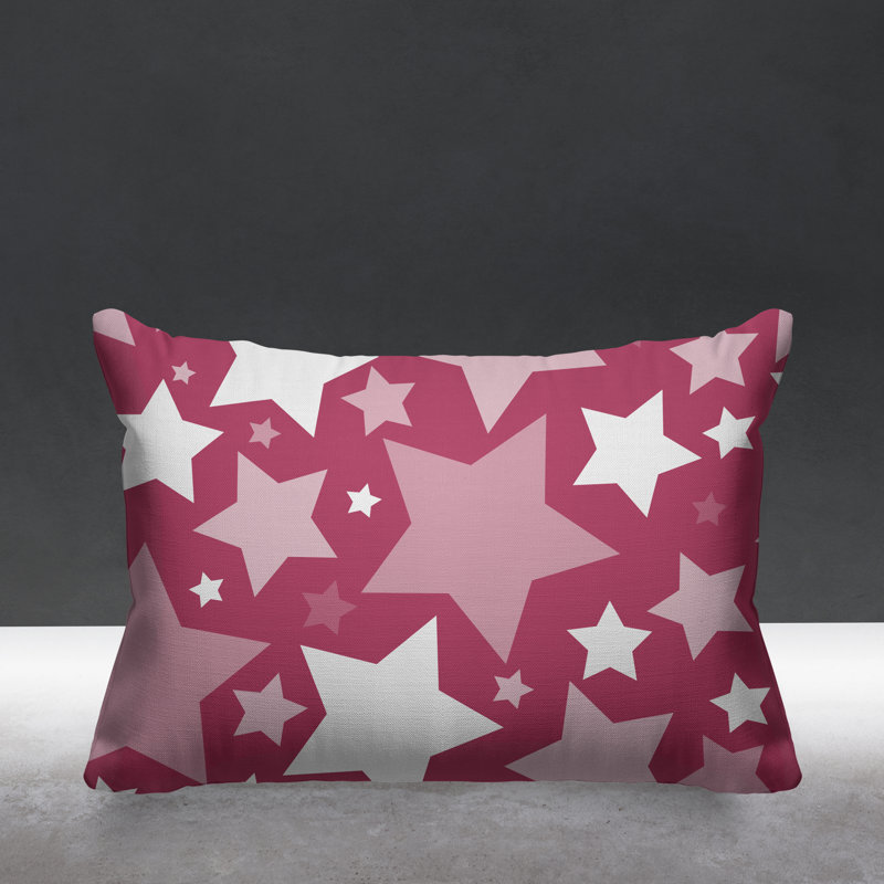 Coussin décoratif intérieur / extérieur Christmas Stars, Rose