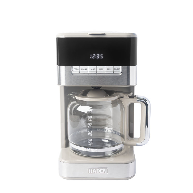 Cafetière 12 tasses Quintessentiel Brew, Mastic