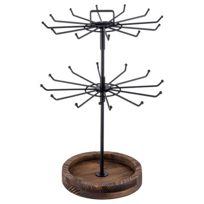 Metal 12-Hook Organizer Jewellery Stand
