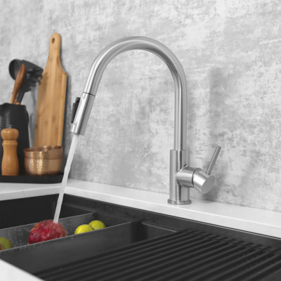 Robinet de cuisine élégant à poignée simple avec osmose réversible Modena