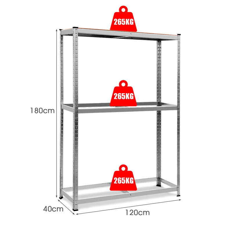 120cm W Steel Shelving Unit