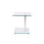 Glass Top C Table End Table