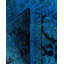 Tapis de couloir noué à la main unique Vibrance - bleu, 3 pi 2 po x 11 pi 10 po