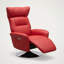 Fauteuil inclinable électrique pivotant de 320 degrés en cuir italien Eclipse-676204631