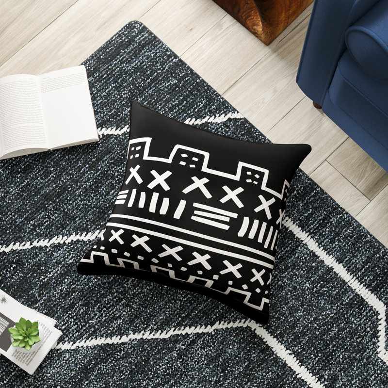 Abeyta Geometric Reversible Throw Pillow