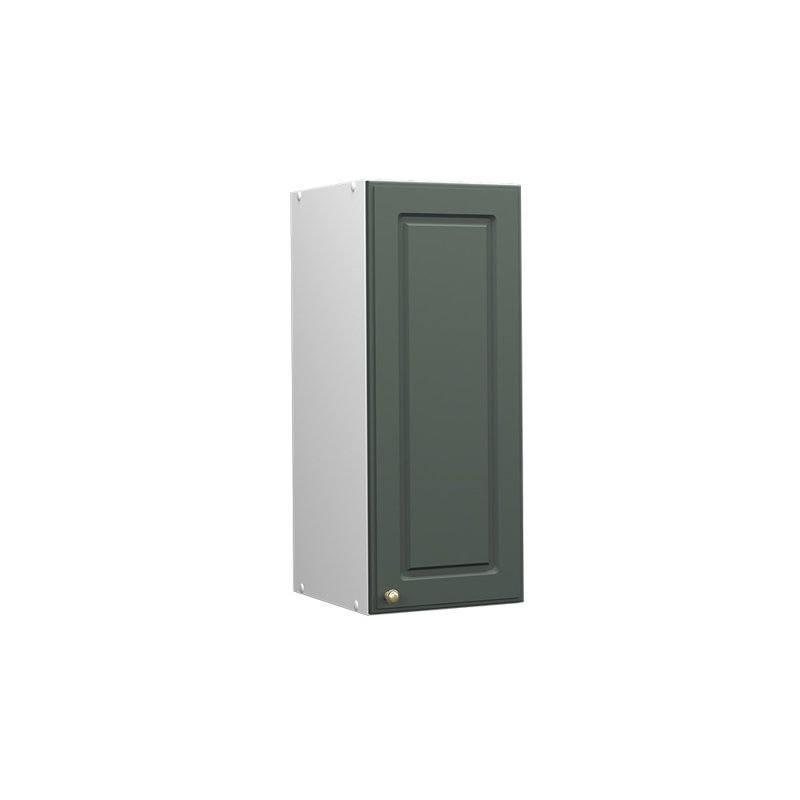 Fame 324 + front green gold country house_30 x 72 x 34.1, Black/Green