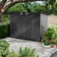 Outdoor Galvanized Steel Storage Shed with Dual Doors-124655397