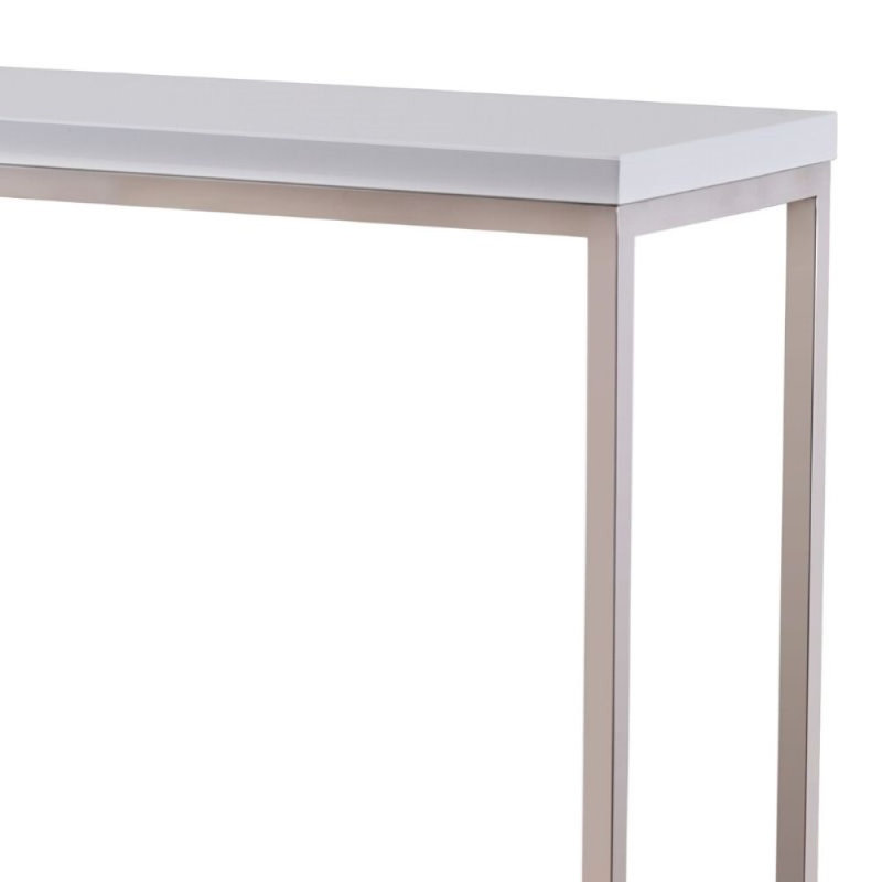 Lakhwinder 35.9'' Console Table, White