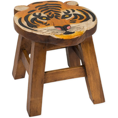 Mcallier Brown Animals Step Stool