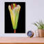 «Lily Bud» par Pamela Plummer, art mural en verre acrylique, 16 po x 24 po-464528795