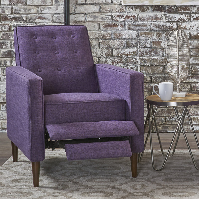 Fauteuil inclinable, Tissu mauve