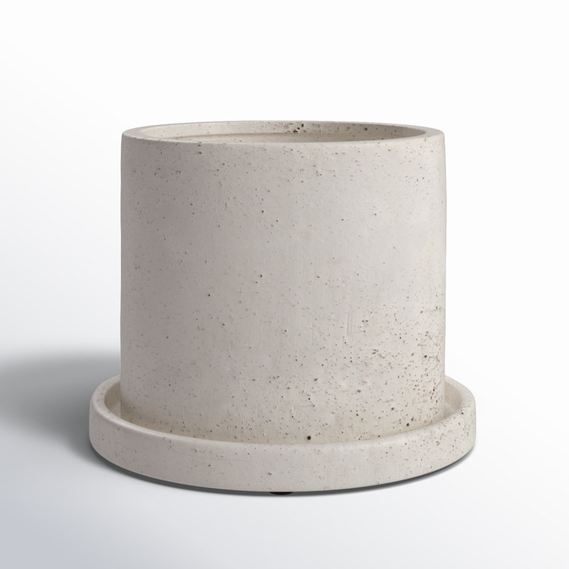 Pot à fleurs en céramique Alisha, H 5,75 po x l 7,5 po x P 7,5 po