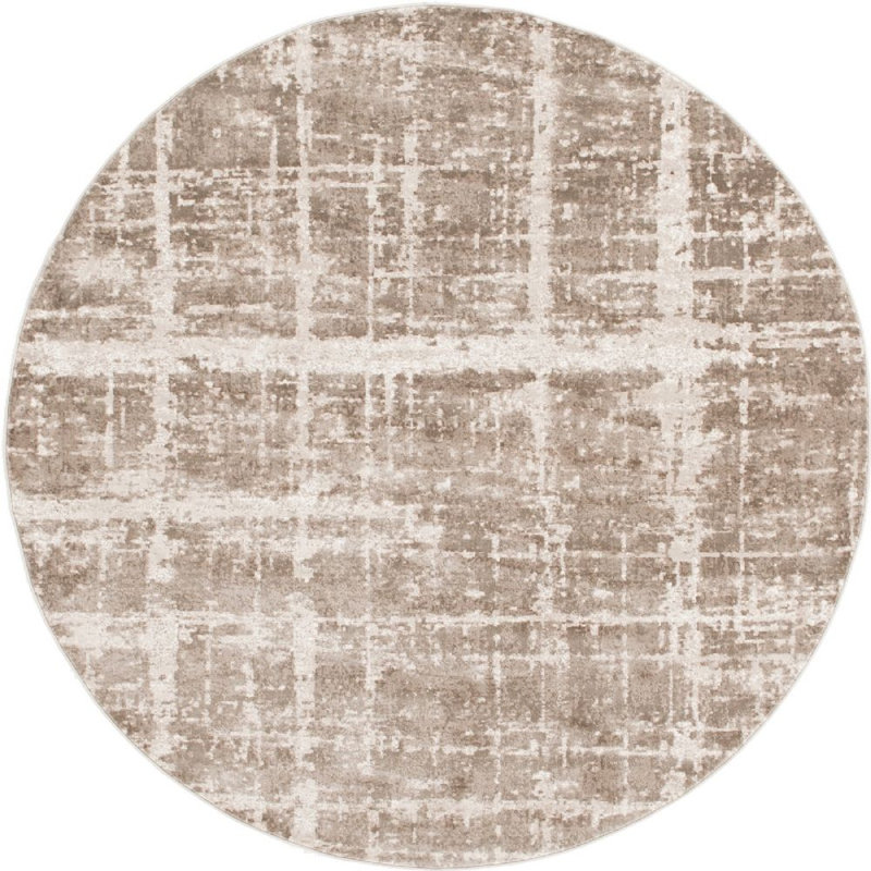 Heights Abstract Indoor Rug, Round 8'