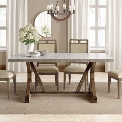 Brooksville 72" Trestle Dining Table