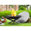 Round Steel Wood Burning Smokeless Fire Pit-66013859