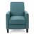 Teal Linen Push Back Chair For Elegant Home Décor-1165183693