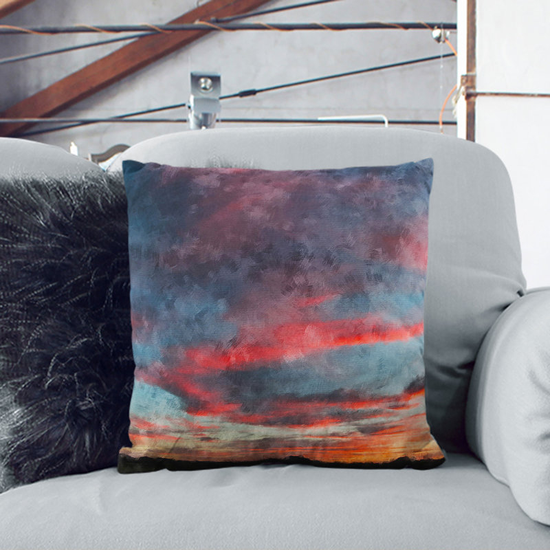 Square Cushion, 55cm H x 55cm W x 20cm D, Stone