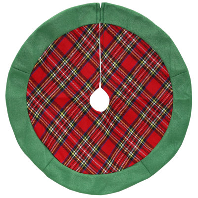 Jupe d'arbre de Noël 24 po Tartan