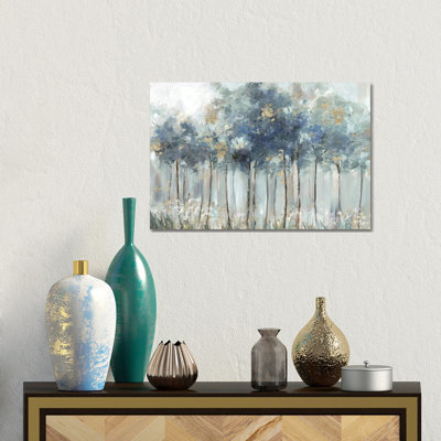 Blue Golden Forest - Gallery-Wrapped Canvas Giclée