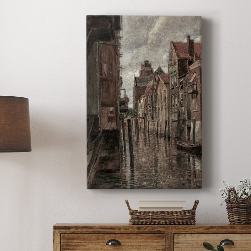 Paysage rétro CLVII - galerie Cavas, H 36 po x l 24 po