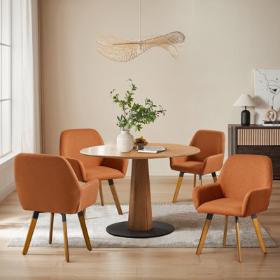 Ensemble de 4 chaises de salle à manger Aroya