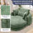 Cloudlike Chenille Chaise – Compression-Molded Foam Lounge-655036099