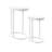 Frakes Oval Metal Outdoor Side Table , 22.75'' in. W 12'' in. D