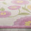 Tapis touffeté à la main rose / ivoire Claro-21773853