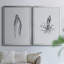 Marine Life I - Ensemble de 2 reproductions d'art sur toile encadrées-744355348-744355351