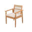 Chaises de salle à manger d'extérieur, fauteuil de patio, pour cour, piscine, jardin, ensemble de 2