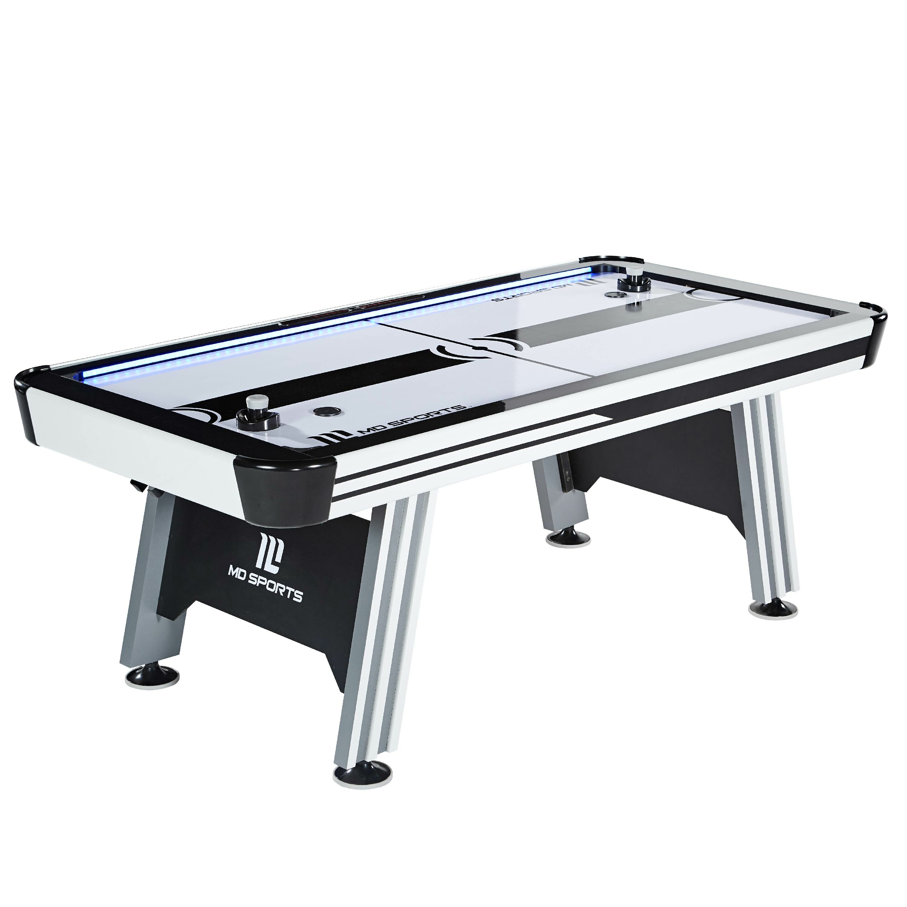 Md Sports 84 2 Player Air Hockey Table With Digital Scoreboard 