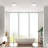 Atlas Acrylic LED Flush Mount