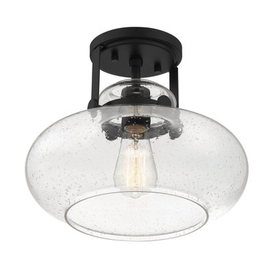 Plafonnier semi-encastré 1 lumière 12 po Deebora
