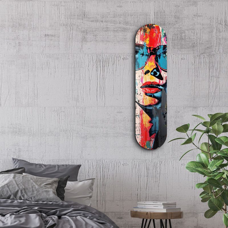Peinture décorative en verre trempé
