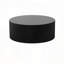 Table basse ronde avec motif en relief accrocheur - noir, 35,43 po