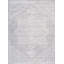 Modern Hand Tufted Oriental Area Rug in Silver / Ivory-537819903
