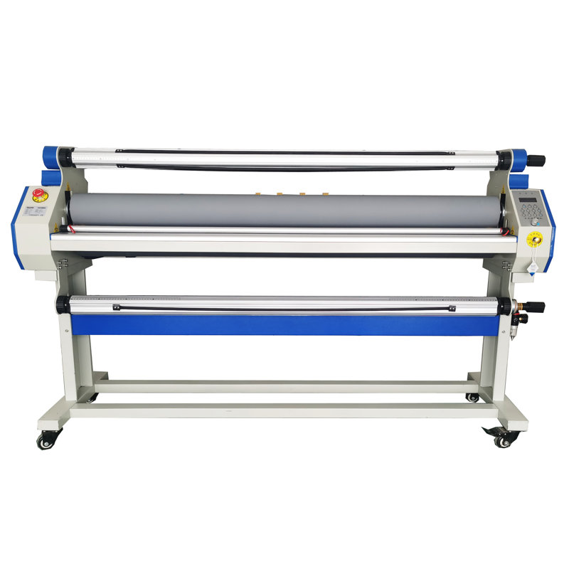 Auto Cold & Hot Laminator with Trimmer - High-Speed 40 ft/min, Digital Display
