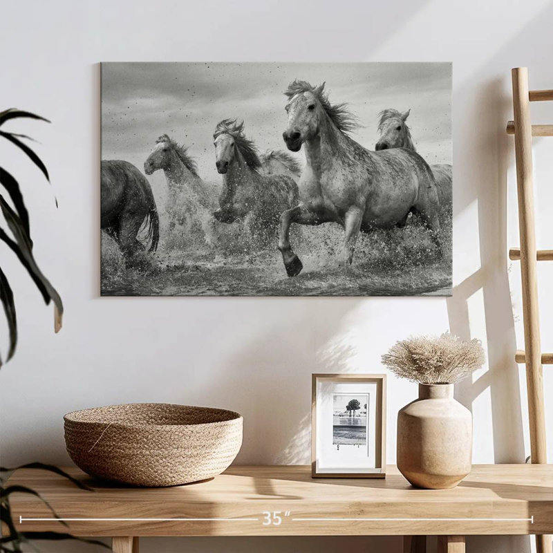Brampt Sprint Camargue Horses, H 16 po x l 24 po