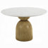 Kala Round Dining Table W/marble Top