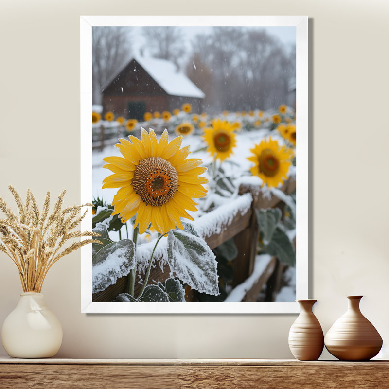 Gehlert - reproduction d'art sur toile florale, H 20 po x l 12 po, Reproduction encadrée d'une seule photo, Blanc