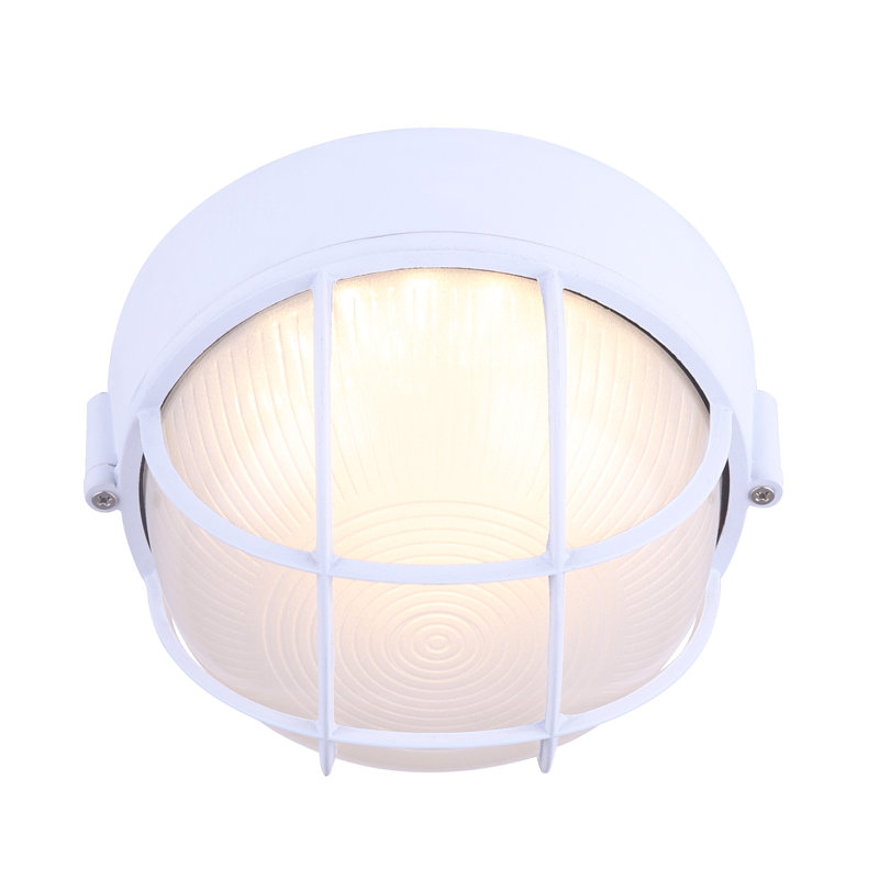 Luminaire de cloison à del d’extérieur Nathanael, Blanc
