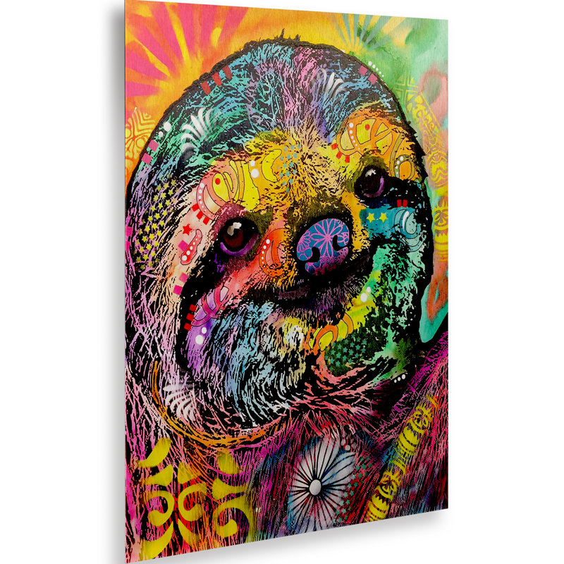 « sloth », impression, H 22 po x l 16 po x P 1 po, Aucun mat, Sans cadre