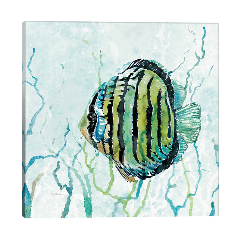 Outer Banks Swim by Carol Robinson - Painting on Canvas, No Frame, 66.04 cm H x 66.04 cm W x 3.175 cm D
