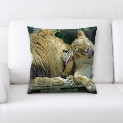 Microsuede Reversible Throw Pillow
