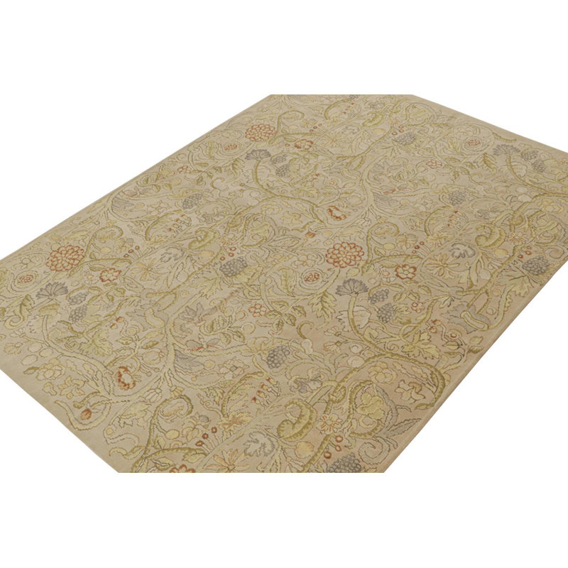 One-of-a-Kind No Hand Knotted Area Rug