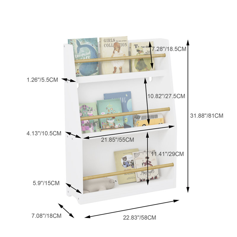 31.88 H X 22.83 W Bookcase
