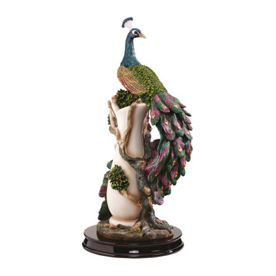 Peacock's Garden Figurine